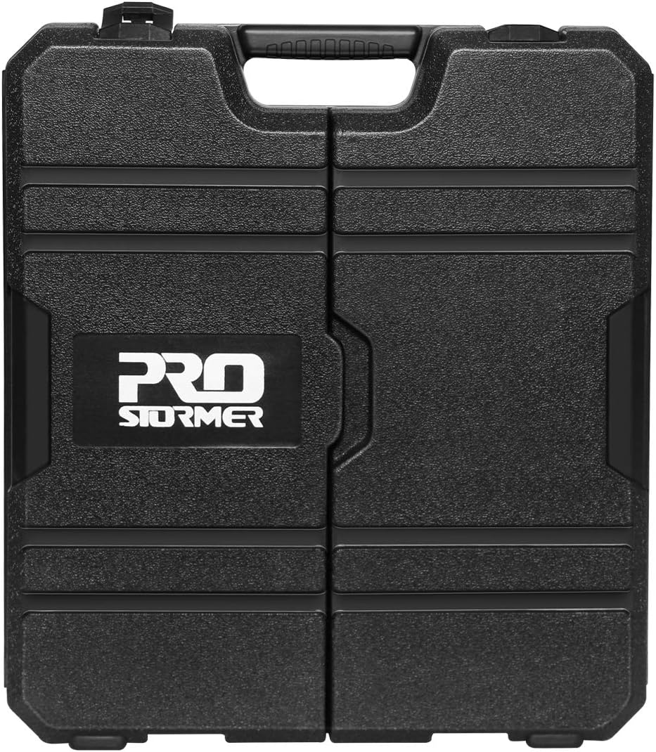 Prostormer 240-Piece Mechanics Tool Set, General Assorted SAE/Metric Sockets and Wrenches Automotive Repair Tool Kit with Plastic Storage Toolbox