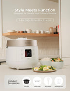 CUCKOO Twin Pressure Rice Cooker 10-Cup Uncooked / 20-Cup Cooked with Nonstick Inner Pot, Large Rice Maker & Warmer with 16 Menu Options, Open Cooking Mode, Voice Guide, White (CRP-ST1009FW)