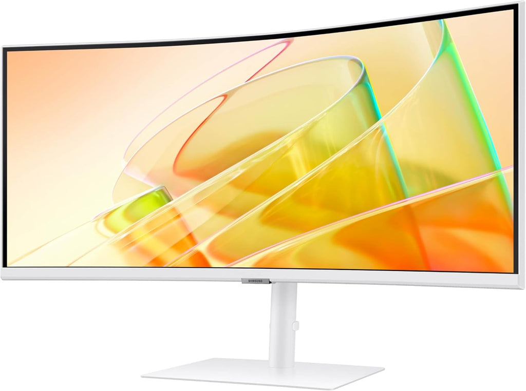 Samsung 34” ViewFinity (S65TC) Series Ultra-WQHD 1000R Curved Computer Monitor  HDR10  100Hz  AMD FreeSync  Thunderbolt 4  Height Adjustable Stand  Built-in Speakers  Eye Care  LS34C650TANXGO  2024