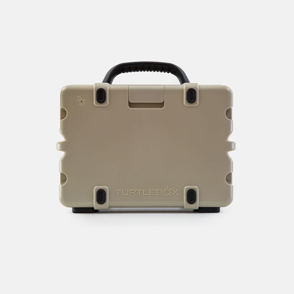 Turtlebox Original Gen 3: Portable Outdoor Bluetooth Speaker – Ultra-Loud (120dB)  Waterproof (IP67)  Rugged  Impact-Resistant  3-Day Battery | Party Mode: Unlimited Pairing for Stereo Sound  Tan