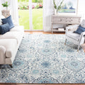 SAFAVIEH Madison Collection Area Rug - 10' x 14', Cream & Light Grey, Boho Chic Glam Paisley Design, Non-Shedding & Easy Care, Ideal for High Traffic Areas in Living Room, Bedroom (MAD600C)