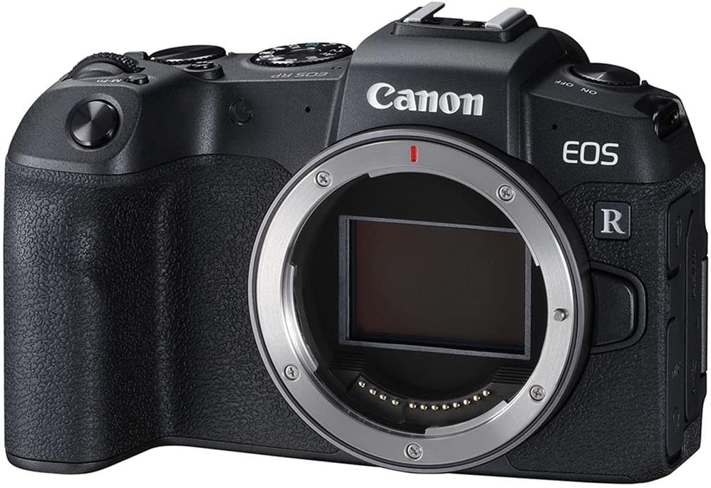 Canon EOS RP Mirrorless Camera | 26.2MP Full Frame Sensor | 4K Video Recording | Lightweight Compact Camera for Travel and Everyday Content Creation + Canon RF 75-300mm Lens + Adapter EF-EOS R + More