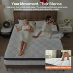 Queen Mattress,14 Inch Queen Size Mattresses in a Box, Memory Foam Mattress for Pressure Relief & Cool Sleep,CertiPUR-US Certified,Safe Foams & Fabric,Non-Fiberglass,Medium Firm,80" x 60"