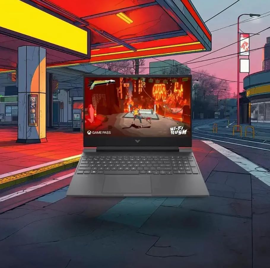 HP Victus 15.6" 144Hz Full HD Gaming Laptop | AMD Ryzen 7 7445HS |NVIDIA GeForce RTX 4050|Copilot |Backlit| 16GB RAM DDR5 | 512GB SSD |Mica Silver |Windows 11 Home |Bundle with Mouse Pad