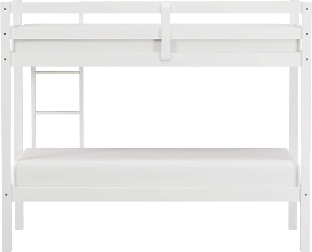 Hillsdale Kids and Teens Caspian Twin Bunk Bed, Twin/Twin, White