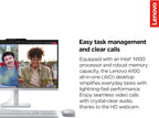 Lenovo IdeaCentre Everyday Tasks 24" Full HD All-in-One Desktop Computer • Office 365 for The Web • Intel 4-Cores • 256GB SSD • 8GB RAM • KB and Mouse • Windows 11