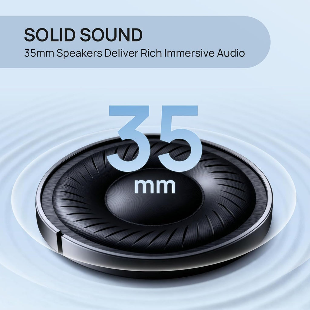 Yealink UH35 USB-C/A Headset with Noise Cancelling Microphone, Wired Headphones for Computer PC, Mute Button, Compatible with Zoom, Google and Other Leading UC Call Platforms