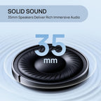 Yealink UH35 USB-C/A Headset with Noise Cancelling Microphone, Wired Headphones for Computer PC, Mute Button, Compatible with Zoom, Google and Other Leading UC Call Platforms