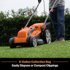 LawnMaster MEB1216K Electric Lawn Mower 16-Inch 12AMP