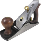 Taytools 469614 Smoothing Bench Hand Plane #4, 9-3/4 Inch Sole, Ductile Cast Body, Lapped Sides and Bottom, Blade RHC 55-60, Sapele Handle and Tote
