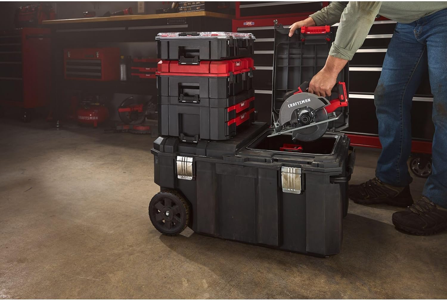 CRAFTSMAN VERSASTACK 30 Gallon Quick-Access Rolling Tool Chest (CMST17870)