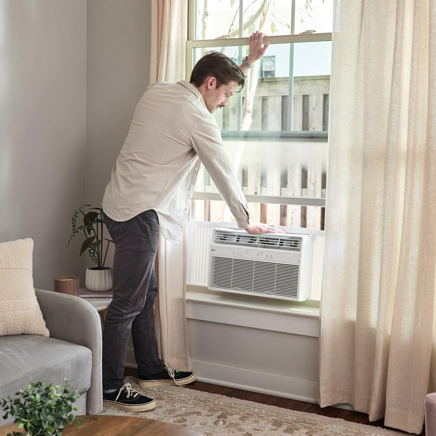 LG 10,000 BTU Wi-Fi Enabled Window Air Conditioner
