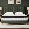 Suiforlun 14 Inch California King Mattress - Motion Isolation Pocketed Coils with Edge Support, Fiberglass Free Hybrid Mattress for Back Pain Relief, Medium Firm, 72" x84”