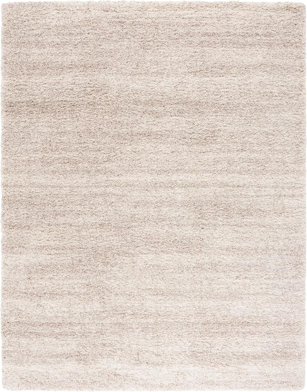 SAFAVIEH Hudson Shag Collection Area Rug - 9' x 12', Ivory & Beige, Modern Abstract Design, Non-Shedding & Easy Care, 2-inch Thick Ideal for High Traffic Areas in Living Room, Bedroom (SGH295C)