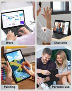 HUIHUANG 11-inch Android 16 Tablet, 32GB RAM + 128GB ROM (1TB Expand), T7280 Octa-Core 2.2GHz Processor, 90Hz FHD+ IPS Display, 8000mAh Battery, Gemini AI, Face ID, Dual Speakers, Fast Charging