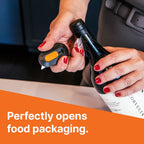 Slice Auto-Retractable Mini Box Cutter | Safe Ceramic Box Cutter Lasting 11x Longer than Metal | Keychain Box Opener | 12 Pack