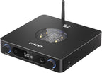 FiiO K13 R2R Desktop DAC & Headphone Amp  High-Fidelity 24Bit R2R DAC  Powerful 2400mW Output  LDAC Bluetooth Streaming  Dual Power Supply  10-Band PEQ  Balanced XLR & RCA Audio Output (Black)