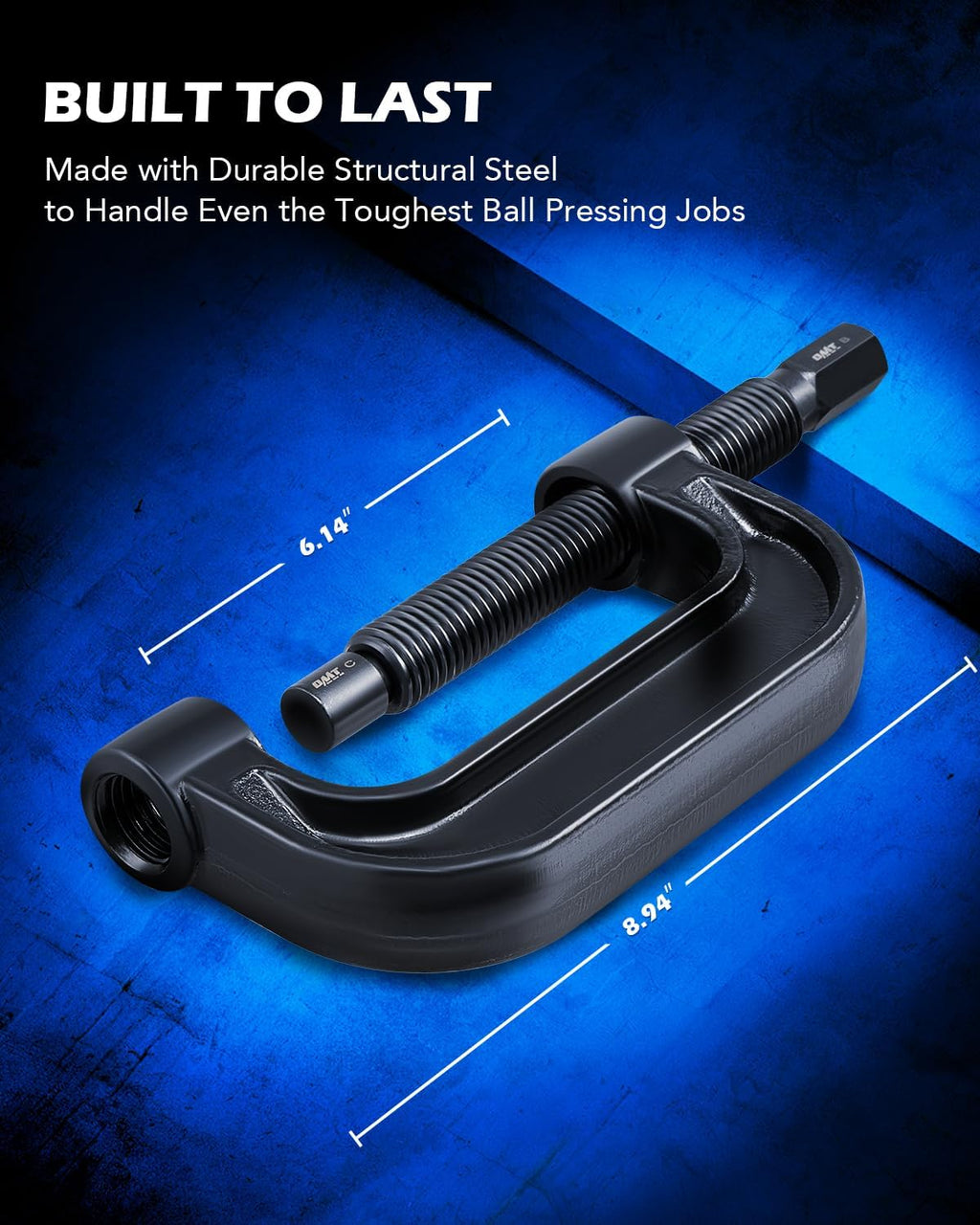 Orion Motor Tech Ball Joint Press Kit, 21-Piece Master Ball Joint Removal Tool with C-Frame, Heavy-Duty Brake Anchor Pin U Joint Ball Joint Press Tool for 2WD and 4WD Cars