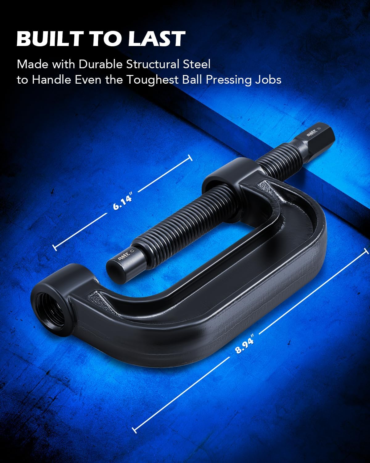 Orion Motor Tech Ball Joint Press Kit, 21-Piece Master Ball Joint Removal Tool with C-Frame, Heavy-Duty Brake Anchor Pin U Joint Ball Joint Press Tool for 2WD and 4WD Cars
