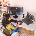 HP Victus 15 Gaming Laptop  15.6" FHD 144Hz Display  AMD Ryzen 5 7535HS  16GB DDR5 RAM  1TB PCIe M.2 SSD  NVIDIA GeForce RTX 2050  HDMI  Webcam  Backlit Keyboard  Wi-Fi 6  Windows 11 Home  Silver