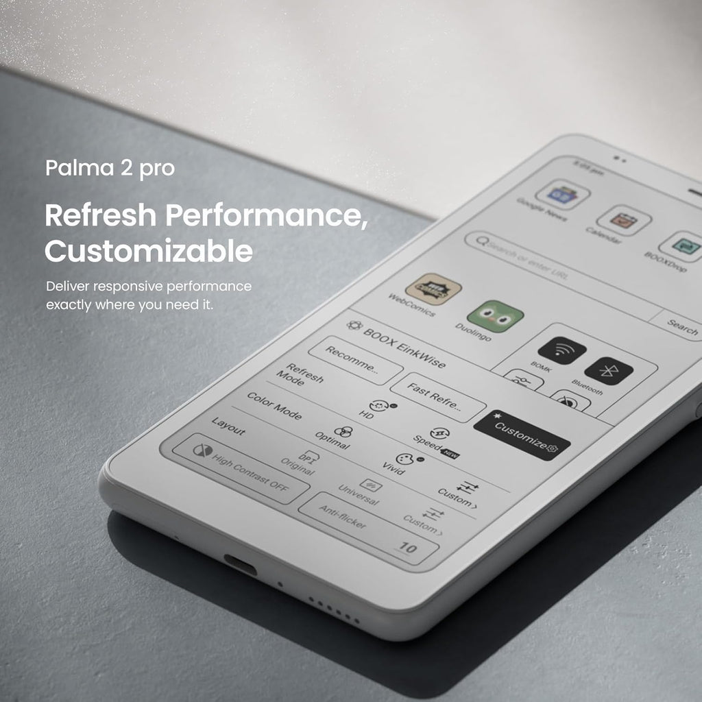BOOX Palma2 Pro Mobile ePaper eBook Reader 8G 128G 150PPI in Color Mode (White)
