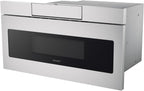 SHARP SMD3070ASY Microwave Drawer Oven, 30-inch, 1.2 Cubic Feet, 950 Watt, Concealed Angled Touch Control Panel with Digital LCD Display, Stainless Steel