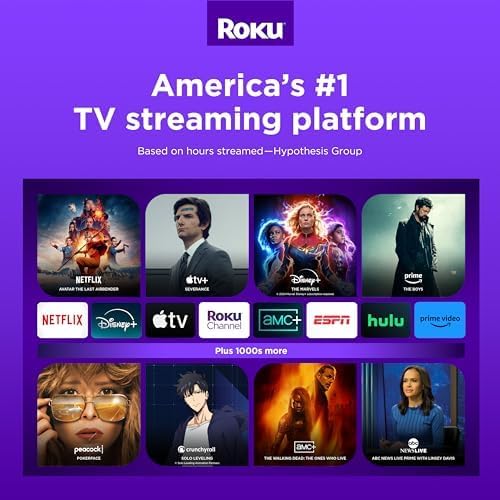 Roku Smart TV – 50-Inch Select Series 4K HDR RokuTV with Roku Enhanced Voice Remote  Brilliant 4K Picture  Automatic Brightness  & Seamless Streaming – Live Local News  Sports  Family Entertainment