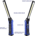 Astro Tool 52SLC 500x2 Lumen Folding Double-Sided LED Slim Light W/Wireless Charging Pad