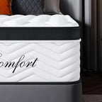 14-Inch Queen Size Mattress - Hybrid Medium Firm Queen Mattress Memory Foam CertiPUR-US Certified Innerspring Pressure Relief Motion Isolation Matress in a Box