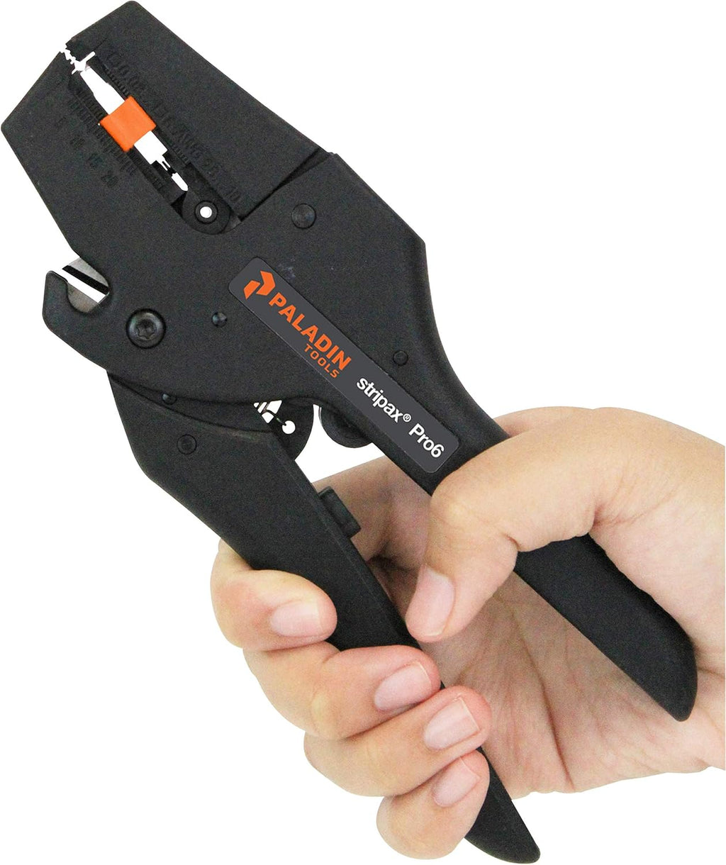 STRIPAX PRO 6 Automatic Wire Stripper Tool, Premium Wire Cutter 28-10 AWG, THHN/THHW Insulation, Professional Grade