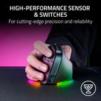 Razer Pro Click V2 Vertical Wireless Mouse: 6 Button Ergonomic Design - One Click AI Prompt - Supports Windows & Mac - Multi Device Connectivity via 2.4GHz, Bluetooth, or USB C Wired Mode - Chroma RGB