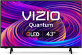 VIZIO 43-inch Quantum 4K QLED HDR Smart TV w/Dolby Vision HDR  120fps @1080p PC Gaming  WiFi 6  Bluetooth Headphone Capable  Apple AirPlay  Google Cast Built-in (VQD43M-0801  New)