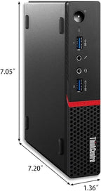 Lenovo Thinkcentre M715Q Desktop AMD Ryzen 3 Pro-2200GE 4GB 128GB SSD W11H (Renewed)