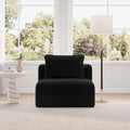 Novilla Modular Sectional Sofa, Modern Cloud Sectional Couch with Smarts Coil® Support, Upholstered Boneless Couch for Living Room Apartments Bedroom, No Assembly Required (Armless Chair)