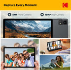 KODAK K11 Android 15 Tablet, 10.95 Inch FHD G+G Touchscreen, 12GB RAM 128GB Storage (1TB Expandable), 8000mAh Long Battery, Quad Speakers, 16MP Camera, Dual WiFi, GPS, for Work Entertainment Gaming