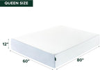 Zinus 12 Inch Green Tea Cooling Memory Foam Mattress New Version, Queen, Fiberglass Free, Medium Firmness, Cooling Gel Foam, Certified Safe Foams & Fabric, Mattress in A Box
