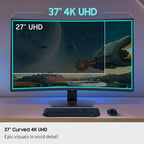 Samsung 37” Odyssey G7 (G75F) 4K UHD Resolution  165Hz  Curved Gaming Monitor  1ms Response Time (GtG)  VESA DisplayHDR™ 600  AMD FreeSync™ Premium Pro  LS37FG75DENXZA  2025