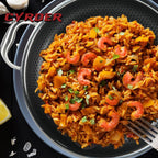 Large Hybrid Nonstick Deep Frying Pan-13inch 316L Stainless Steel Sauté Pan and Lid, Two Handle Hold, PFOA Free, Dishwasher Oven Safe, Cookware to Stir fry/Toast/Roast/Bake/Stew, 7.2-Quart