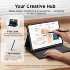 TCL NXTPAPER 11 Plus Android Tablet  11.5" 120Hz 2.2K Drawing Pad & Digital Notebook  Stylus & Flip Case Included  NXTPAPER 4.0 Display  AI Tools  8+8GB RAM  256GB Storage  8000mAh Battery  Onyx Black