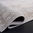 SAFAVIEH Area Rug 9x12 - Evoke Collection - Large - Ivory & Taupe, Distressed Design, Non-Shedding & Easy to Clean, Ideal for Living Room, Bedroom, Dining Space (EVK256E)