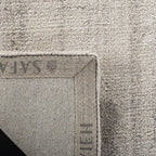 SAFAVIEH Abstract Collection X-Large Area Rug - 11' x 15', Light Grey, Handmade Wool & Viscose, Ideal for High Traffic Areas in Living Room, Bedroom (ABT141E)