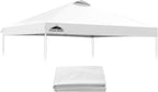 EAGLE PEAK Replacement Canopy Top for Eagle Peak 10x10 Straight Leg Pop Up Canopy Frame Only, Canopy Cover with Air Vent, UPF 50+, Frame NOT Included, White