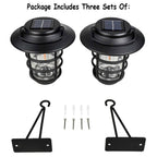 home zone security solar outdoor decorative glass wall lantern light no wiring