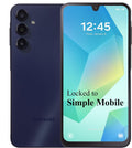 Simple Mobile, Samsung Galaxy A16 5G, 128GB, Prepaid Smartphone, Black, 50 MP Camera, Locked