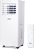 BLACK+DECKER Portable Air Conditioner, 8,500 BTU for Rooms Up To 350 Sq. Ft., Portable AC with Full Function Remote Control & Window Kit, BPACT05SM, White