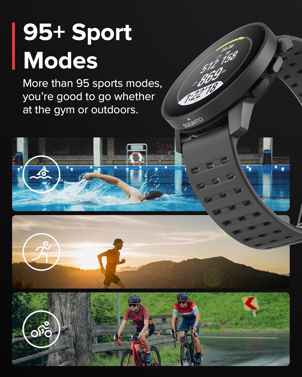 SUUNTO 9 Peak and Peak Pro Sports GPS Watch for Demanding  Performance Driven Athletes and Adventurers