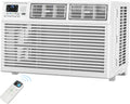 Antarctic Star 6,000 BTU Window Air Conditioner, Window AC Unit, Cools Rooms up to 250 Sq.Ft., 6 in 1 Modes Air Conditioner Window Unit with Remote Control, Easy to Install, Energy Saving, White