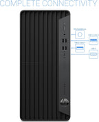 HP ProDesk 600 MT Office Desktop Computer for Business  Accounting & Data Processing  Intel 6-Core i5-10400F  16GB RAM  1TB PCIe SSD  WiFi Adapter  Keyboard & Mouse  Windows 11 Pro  Jet Black