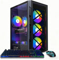 STGAubron Gaming PC Computer Desktop  Intel Core i7-6700 up to 4.0G  Radeon RX 5700XT 8G  16G DDR4  1T SSD  WiFi  BT 5.0  RGB Fan x6  Windows 11 Home