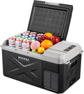 BODEGA BODEGACOOLER 12 Volt Car Refrigerator, 18 Quart Portable Freezer, Car Fridge -4℉-68℉, Compressor Electric Cooler 12/24V DC100-240 Volt AC for Outdoor RV Camping Travel Vehicles Home Use, Black